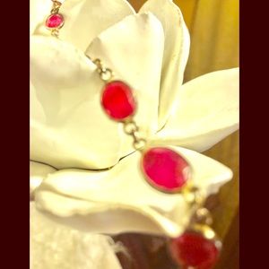 Vintage Plum Gemstone Bracelet